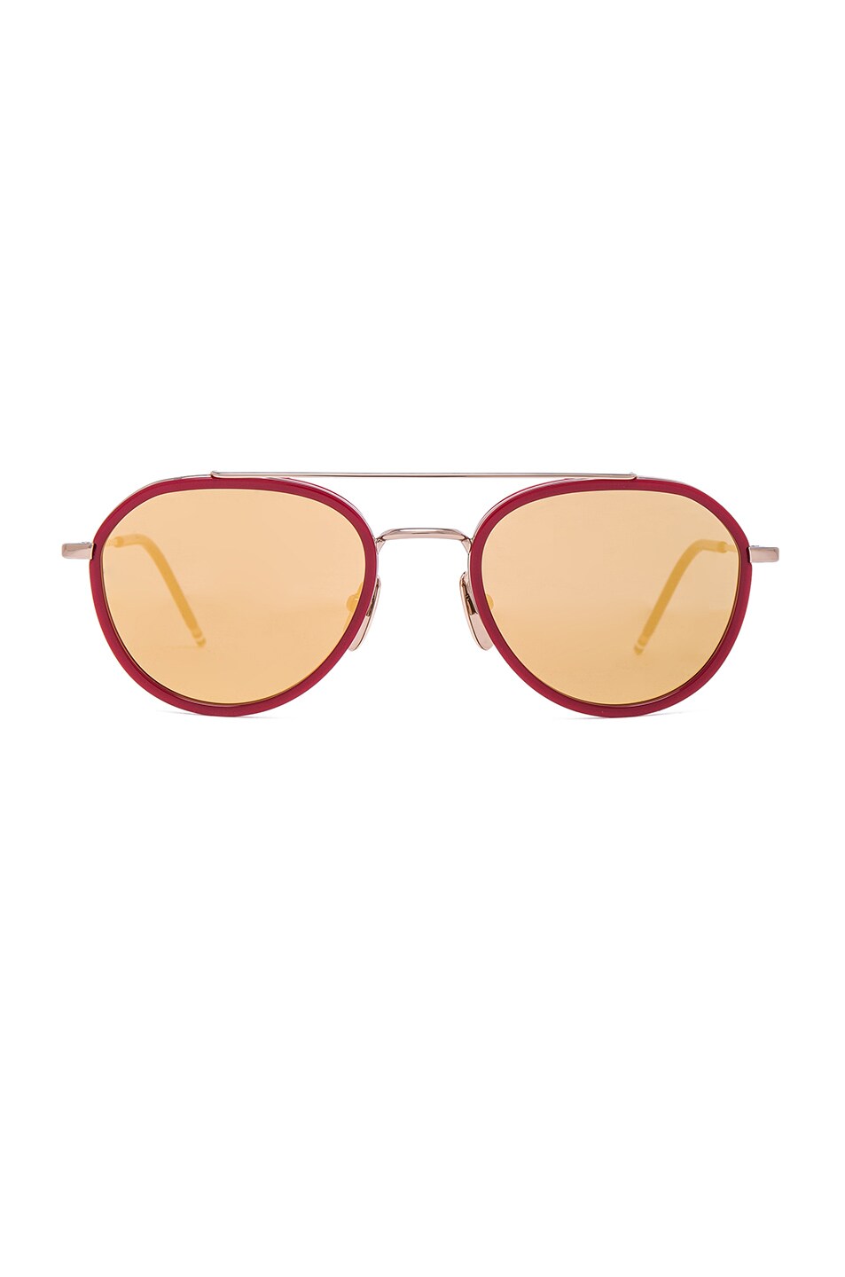 Image 1 of Thom Browne Sunglasses in Gold & Red