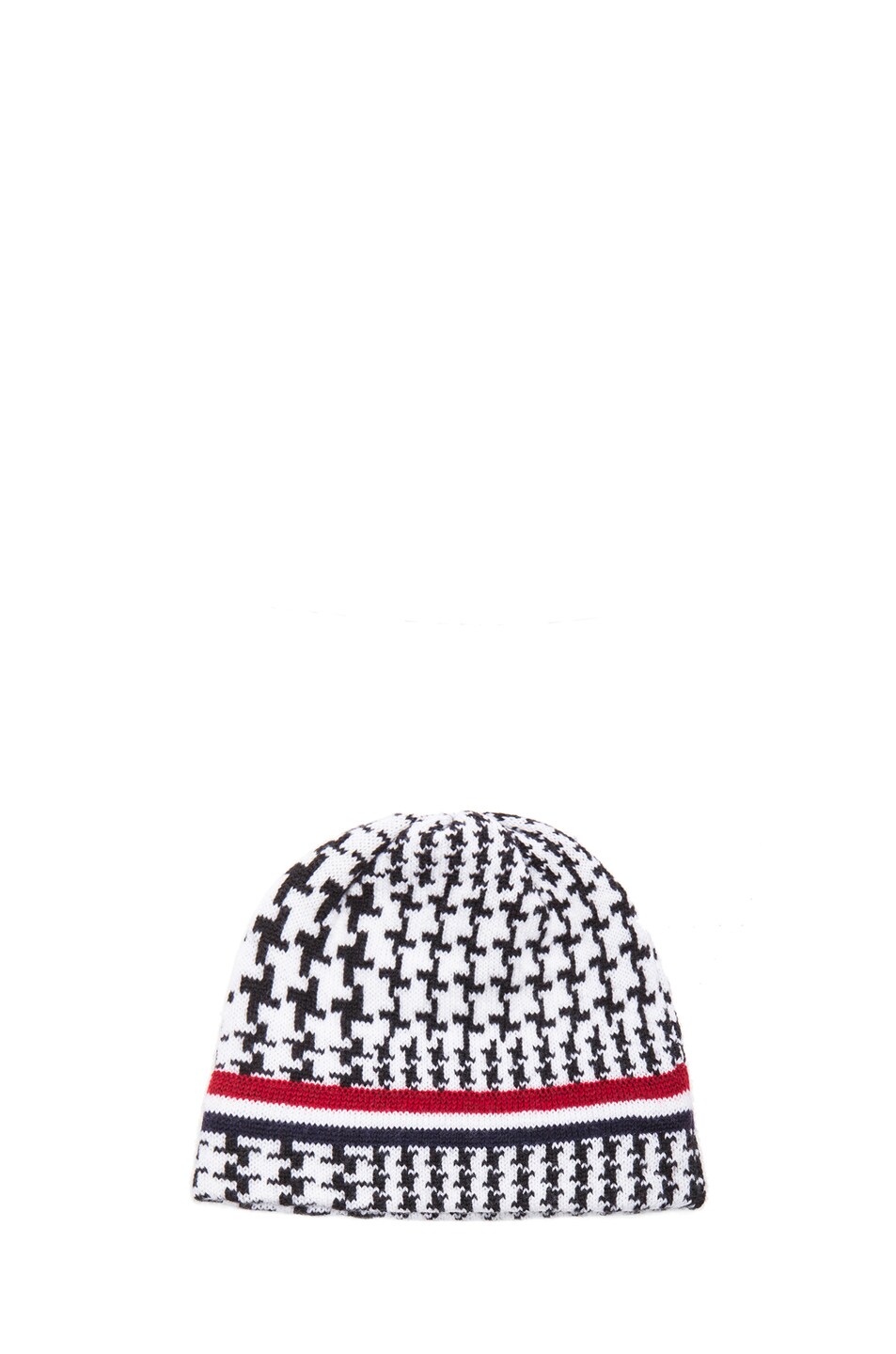 Image 1 of Thom Browne Prince of Wales Hat in Black & White