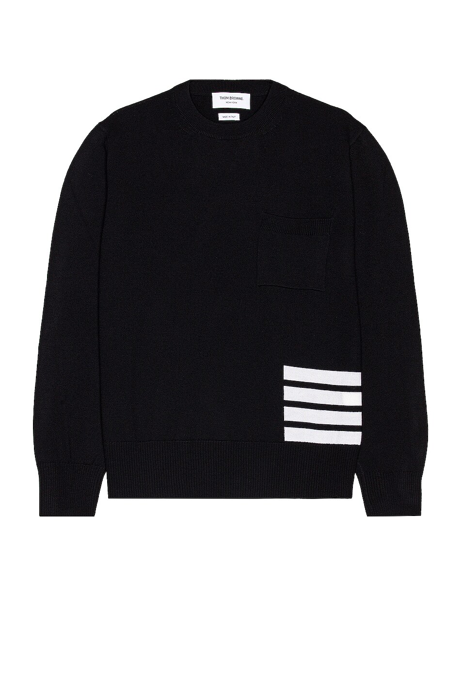 Image 1 of Thom Browne 4 Bar Sweater in Navy