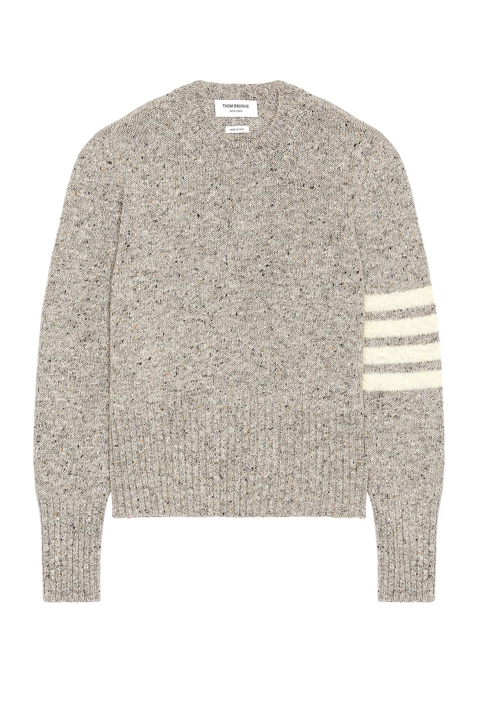 Image 1 of Thom Browne Mohair Pullover in Light Grey