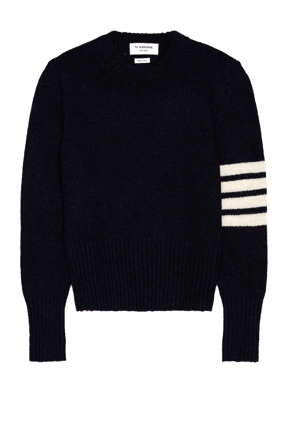Image 1 of Thom Browne Mohair Pullover in Navy