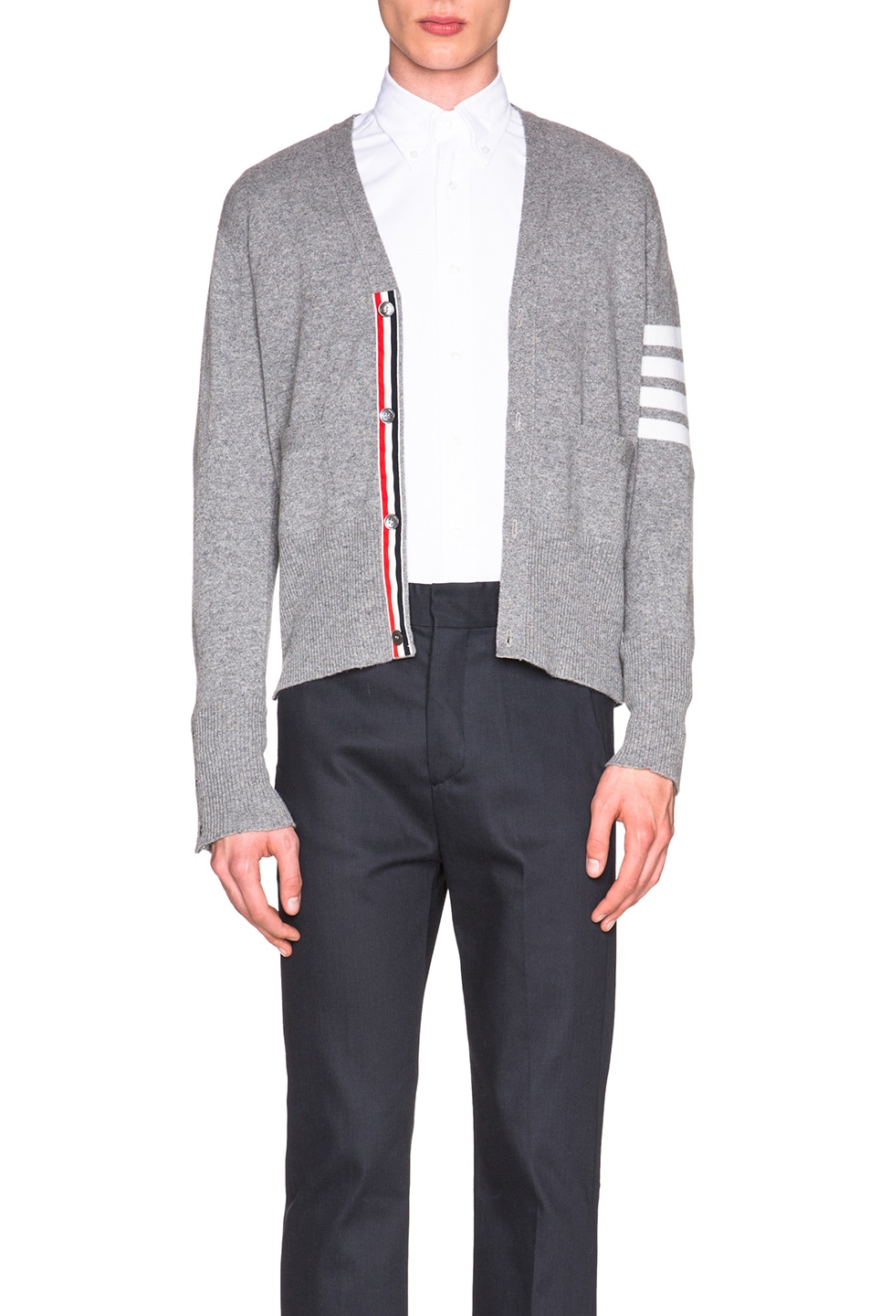 Image 1 of Thom Browne Classic Cashmere Cardigan in Cashmere