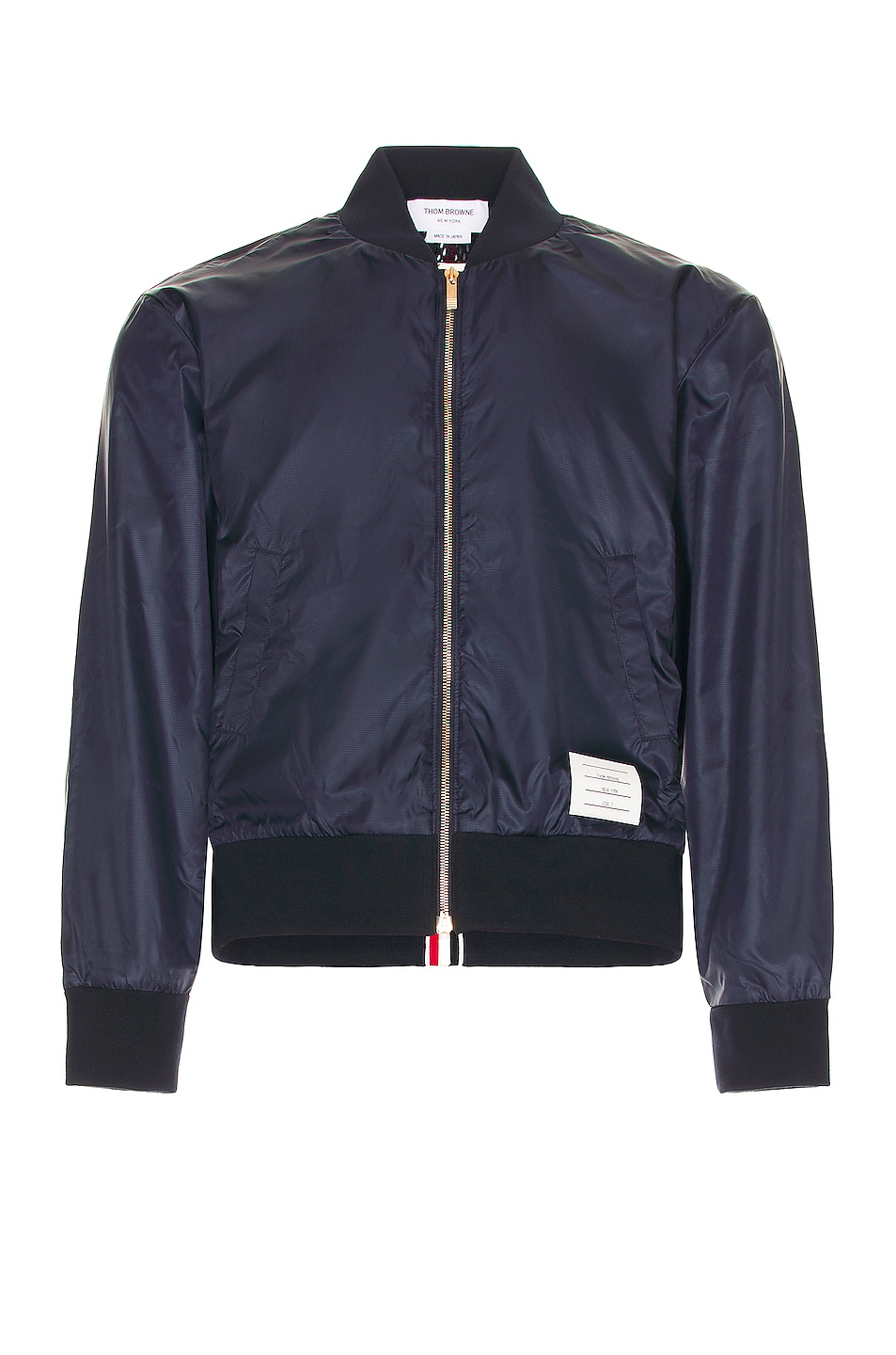 Image 1 of Thom Browne Bomber Jacket in Navy