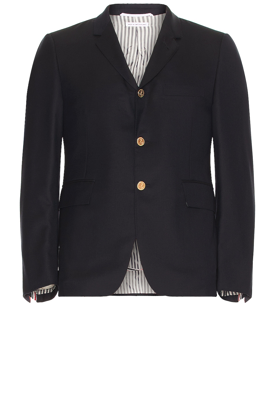 Image 1 of Thom Browne Classic Twill Blazer in Navy