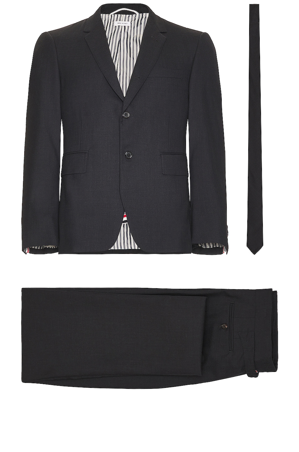 Image 1 of Thom Browne Classic Wool Suit in Charcoal