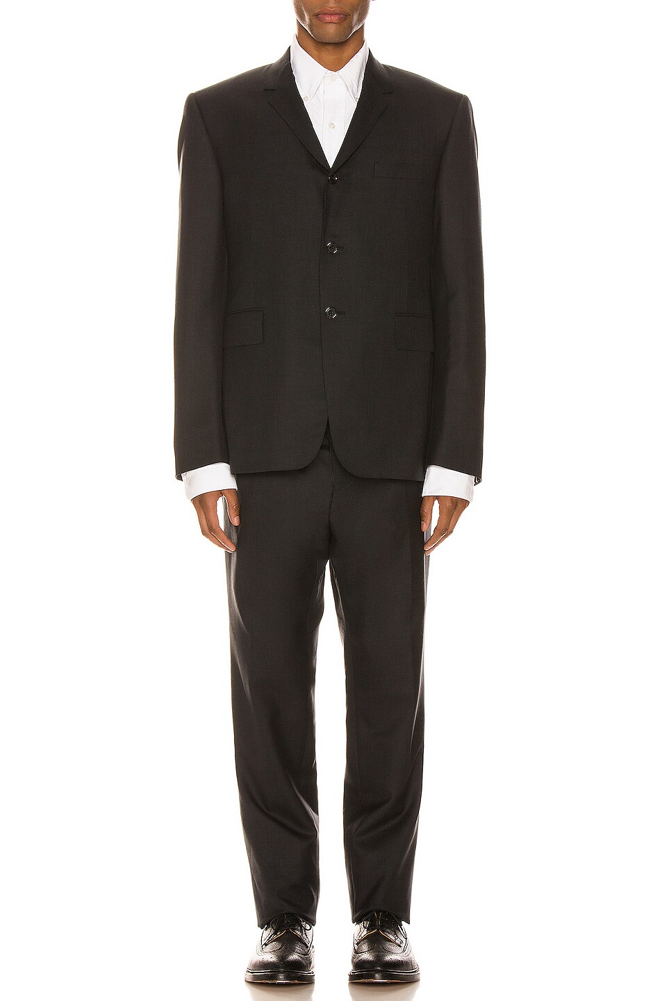 Image 1 of Thom Browne Classic Suit in Dark Grey