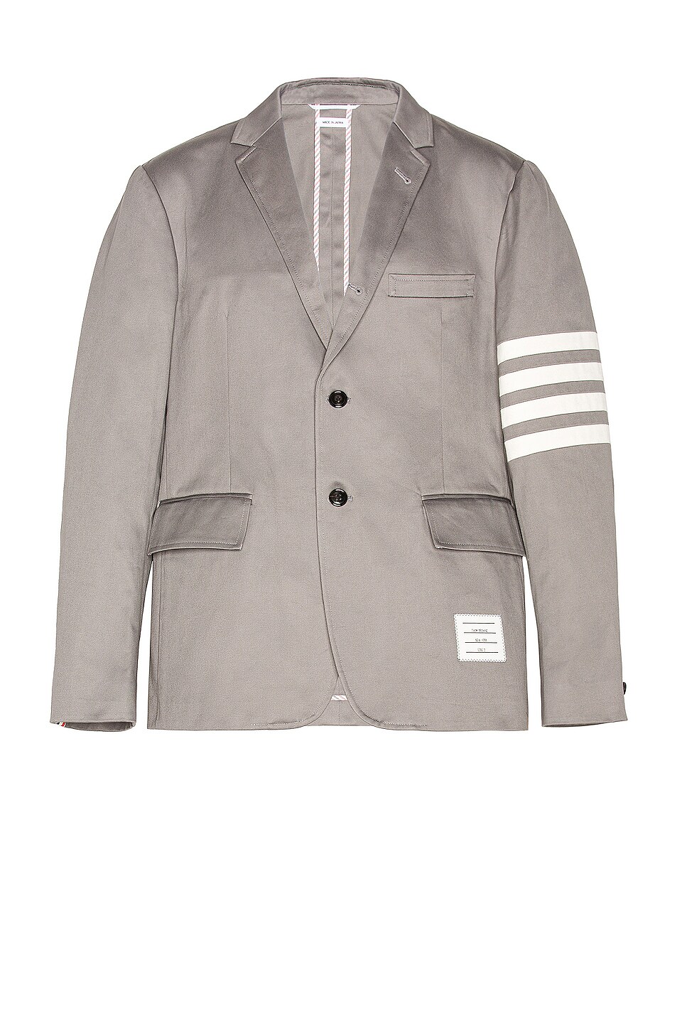 Image 1 of Thom Browne Unconstructed Classic Blazer in Medium Grey