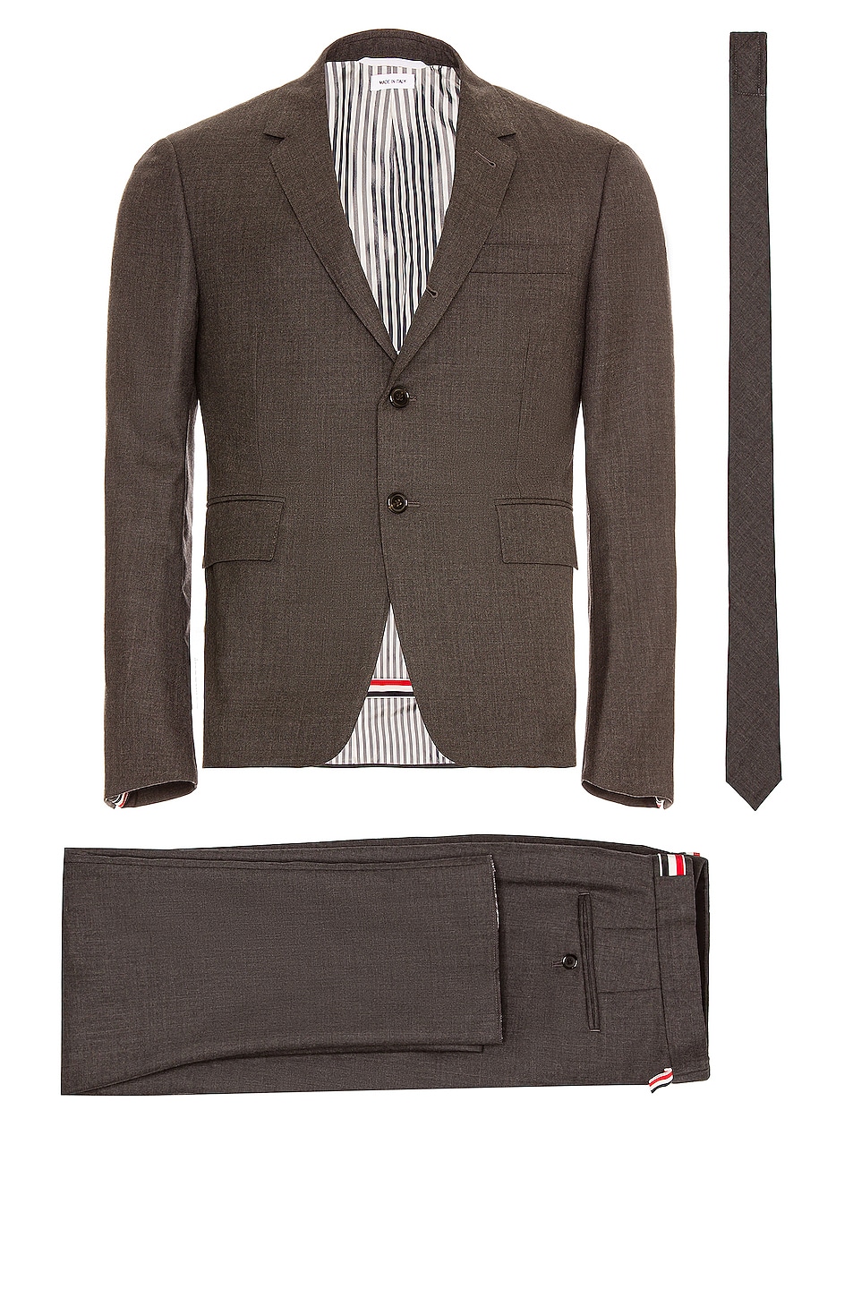 Image 1 of Thom Browne High Armhole Suit in Dark Grey