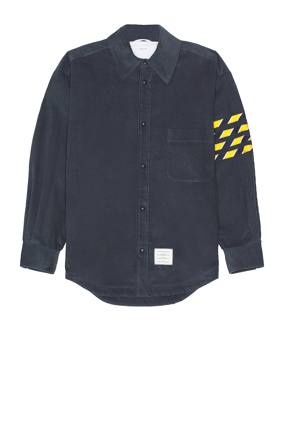 Image 1 of Thom Browne Oversized Shirt Jacket in Navy