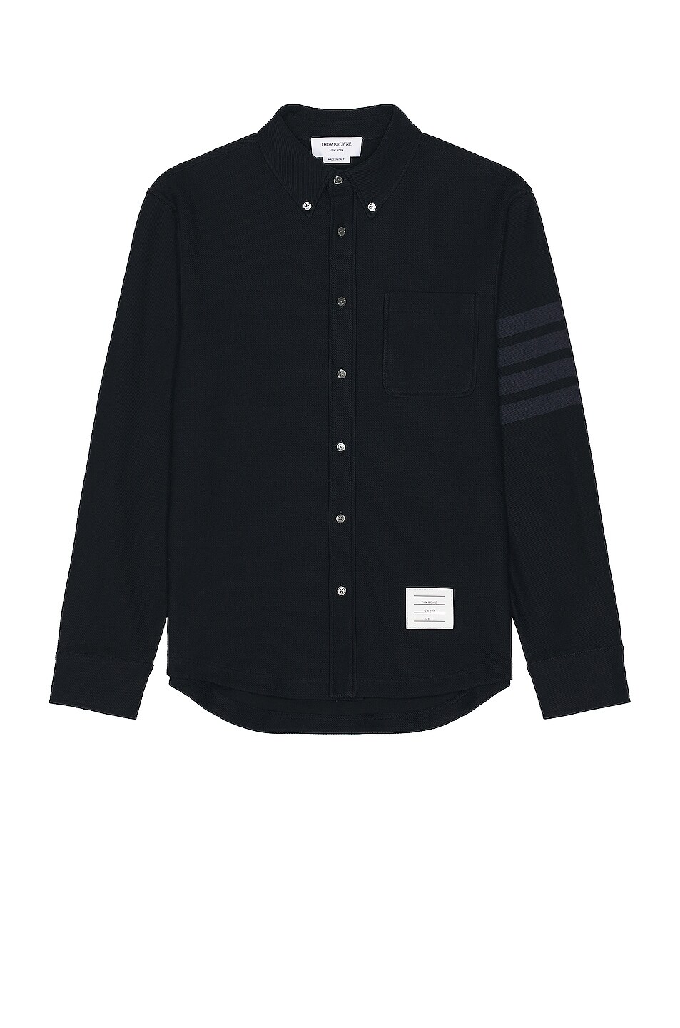 Image 1 of Thom Browne Button Down Shirt Jacket in Navy