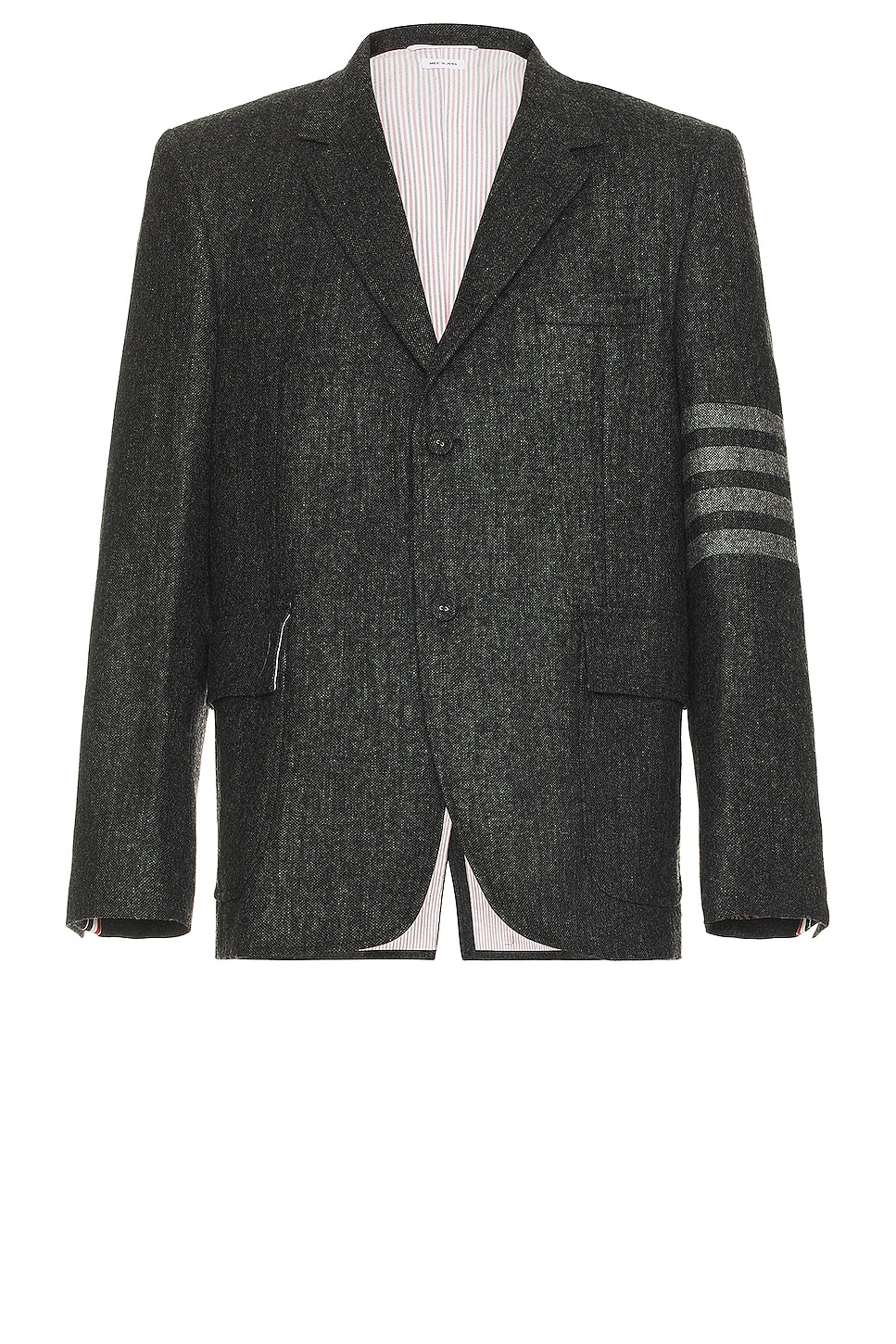 Image 1 of Thom Browne Unstructured 4 Bar Straight Fit in Dark Grey