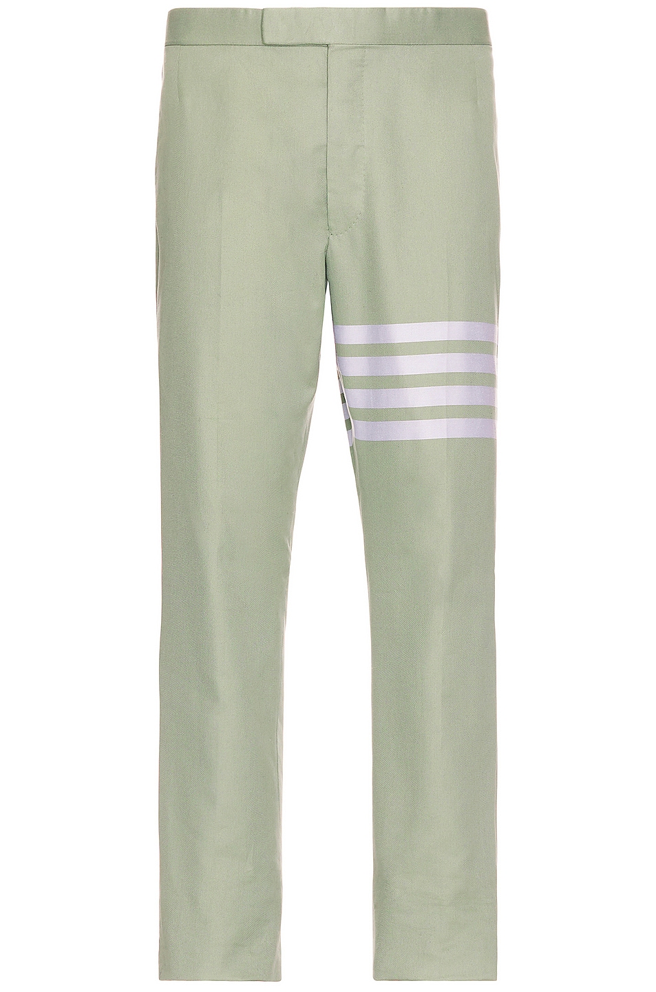 Image 1 of Thom Browne 4 Bar Fit 1 Classic Backstrap Trouser in Dark Green
