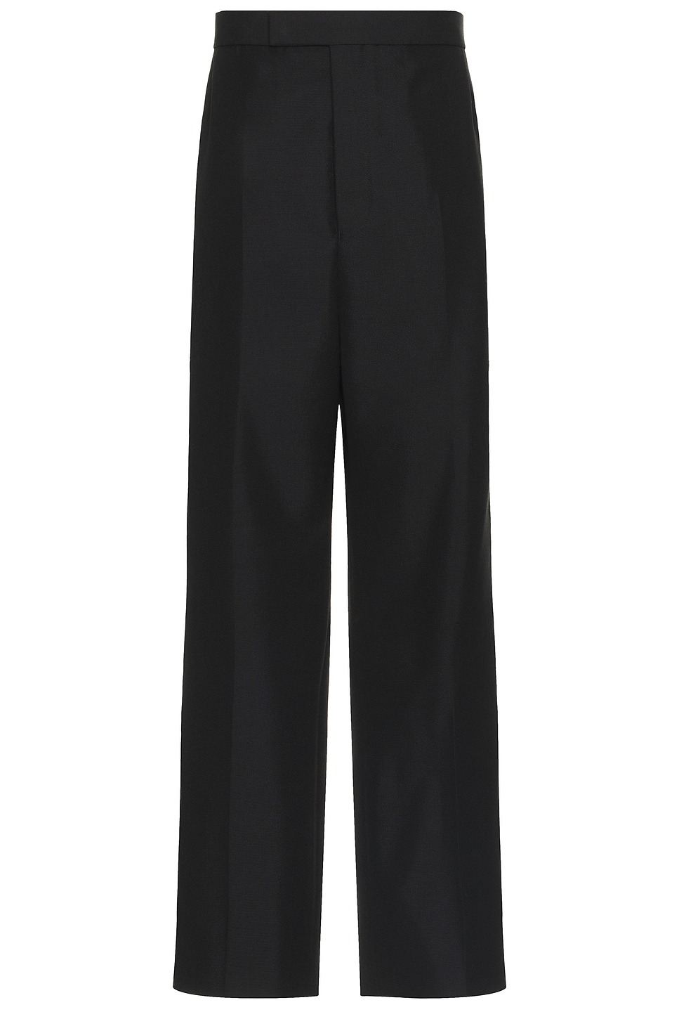 Image 1 of Thom Browne High Rise Backstrap Trouser in Black