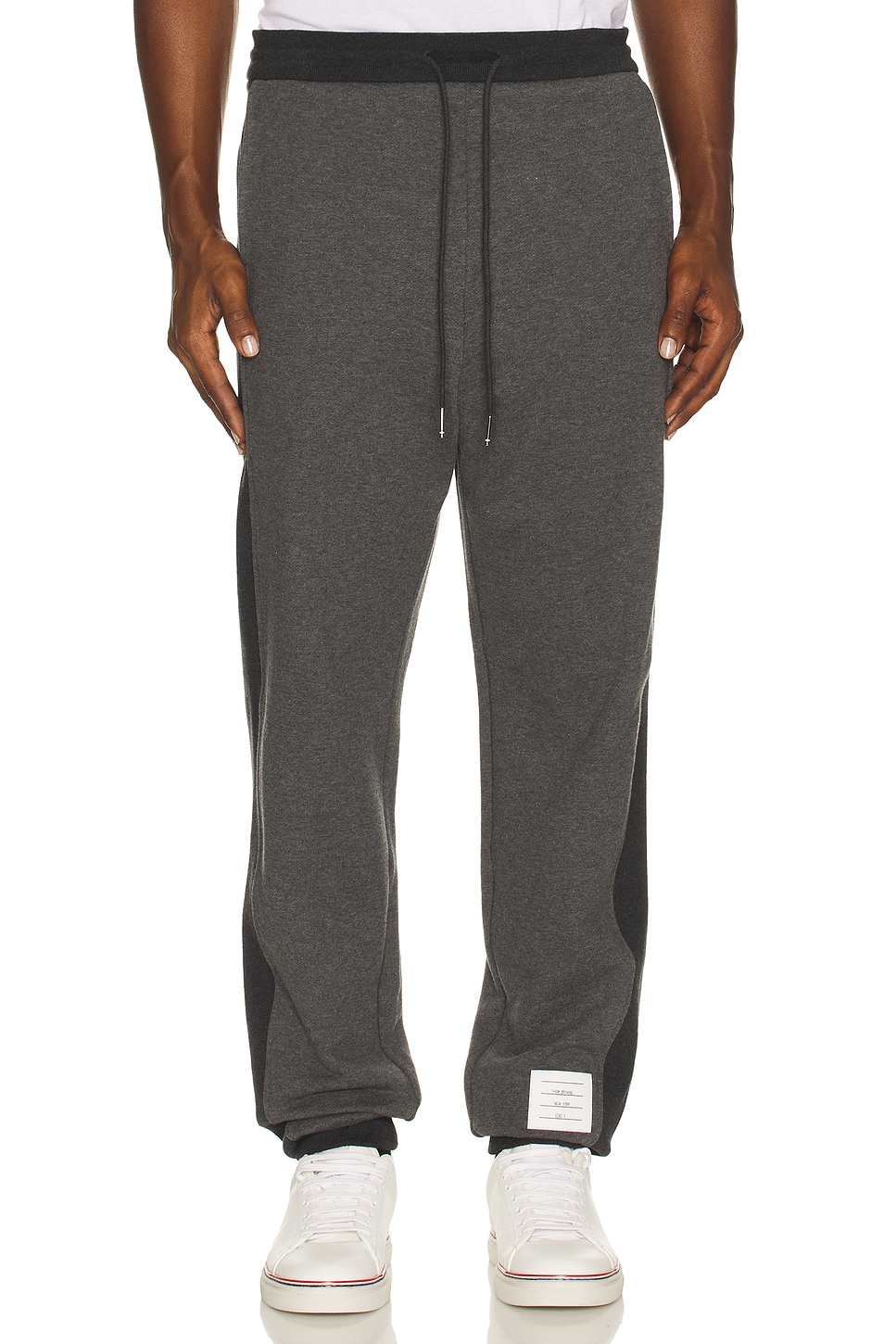 Image 1 of Thom Browne Sweatpants in Dark Grey