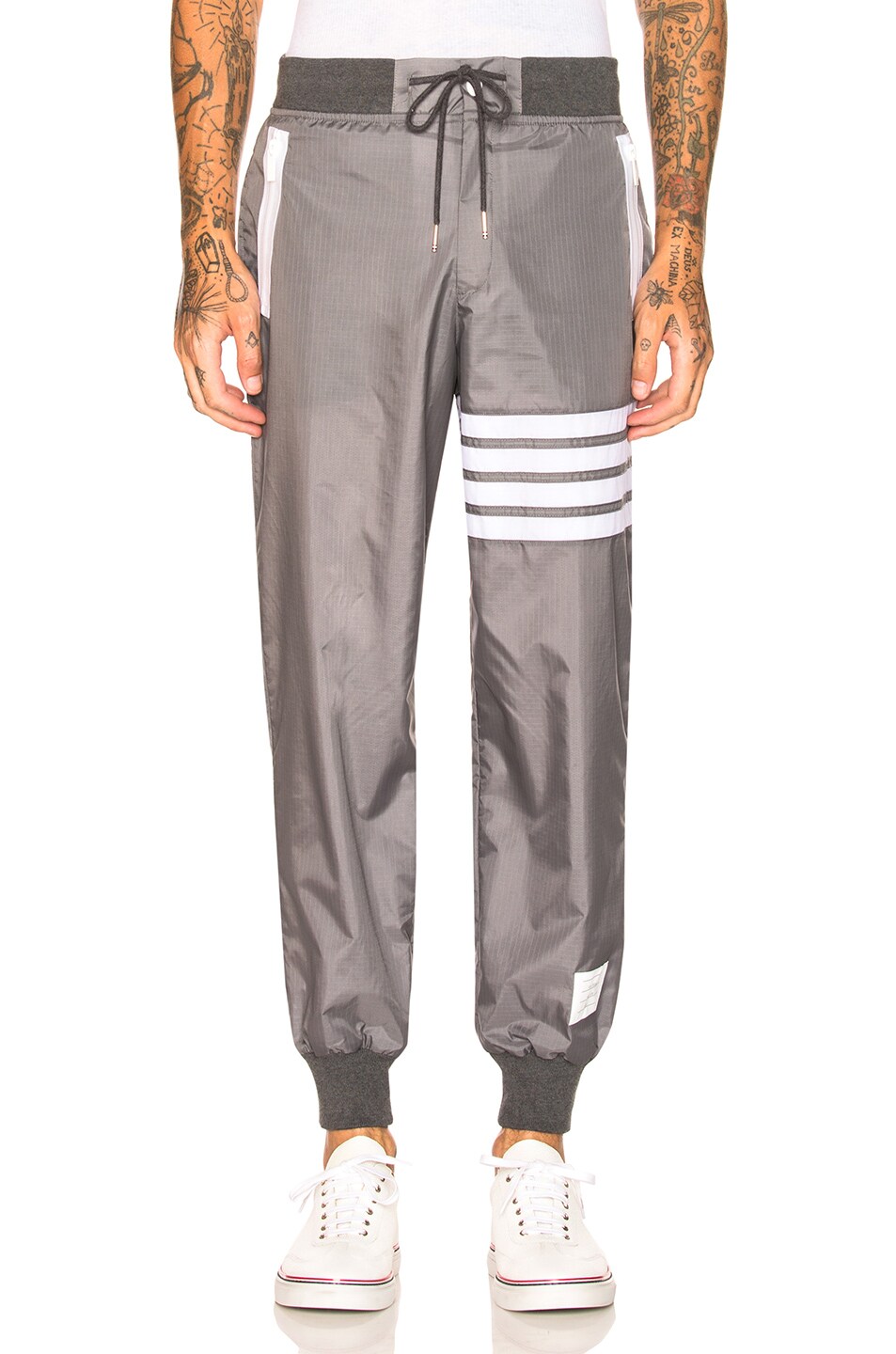 Image 1 of Thom Browne Light Weight Sweatpants in Medium Grey