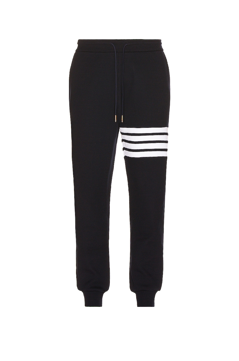 Image 1 of Thom Browne Waffle Sweatpants in Navy