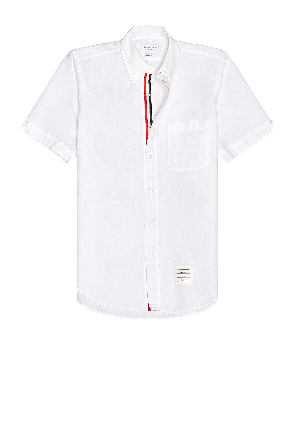Image 1 of Thom Browne Straight Fit Shirt in White