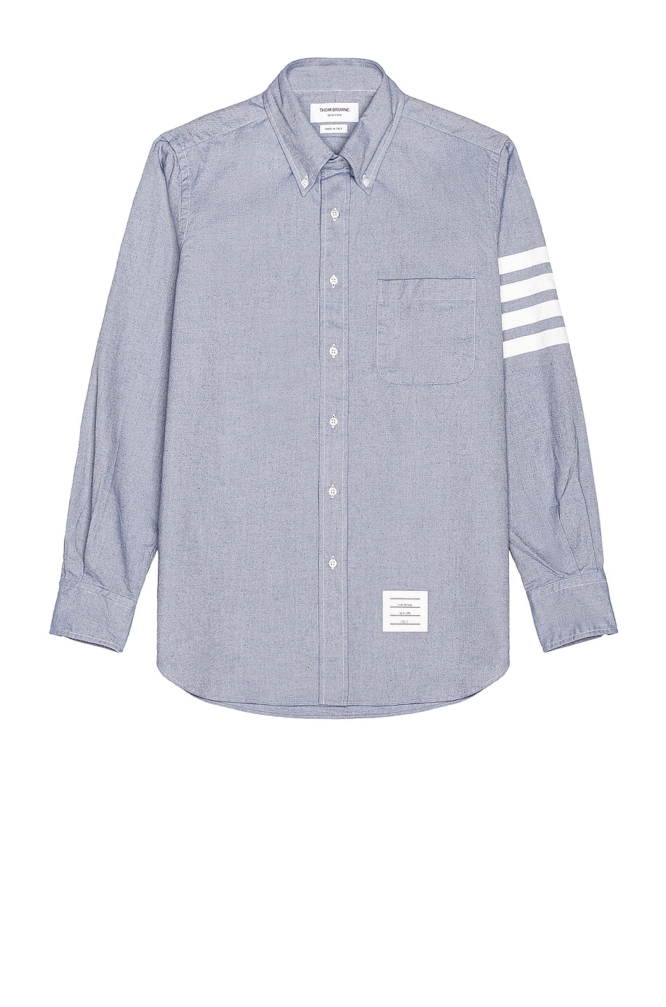 Image 1 of Thom Browne Straight Fit 4 Bar Shirt in Light Blue