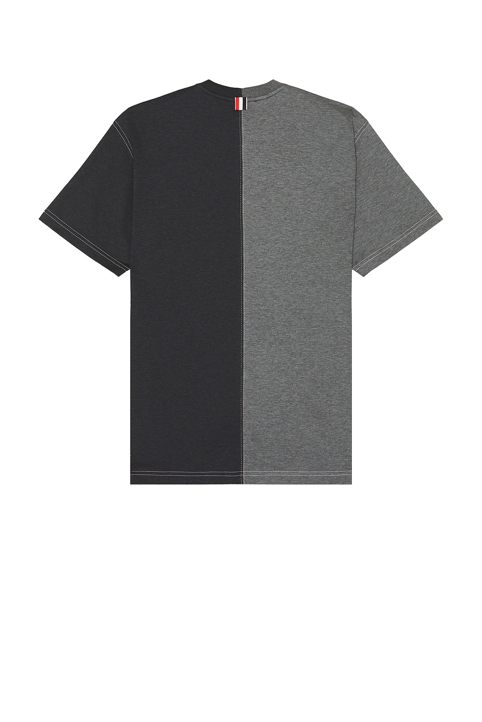 Shop Thom Browne Short Sleeve Pocket T-shirt In Fun Mix