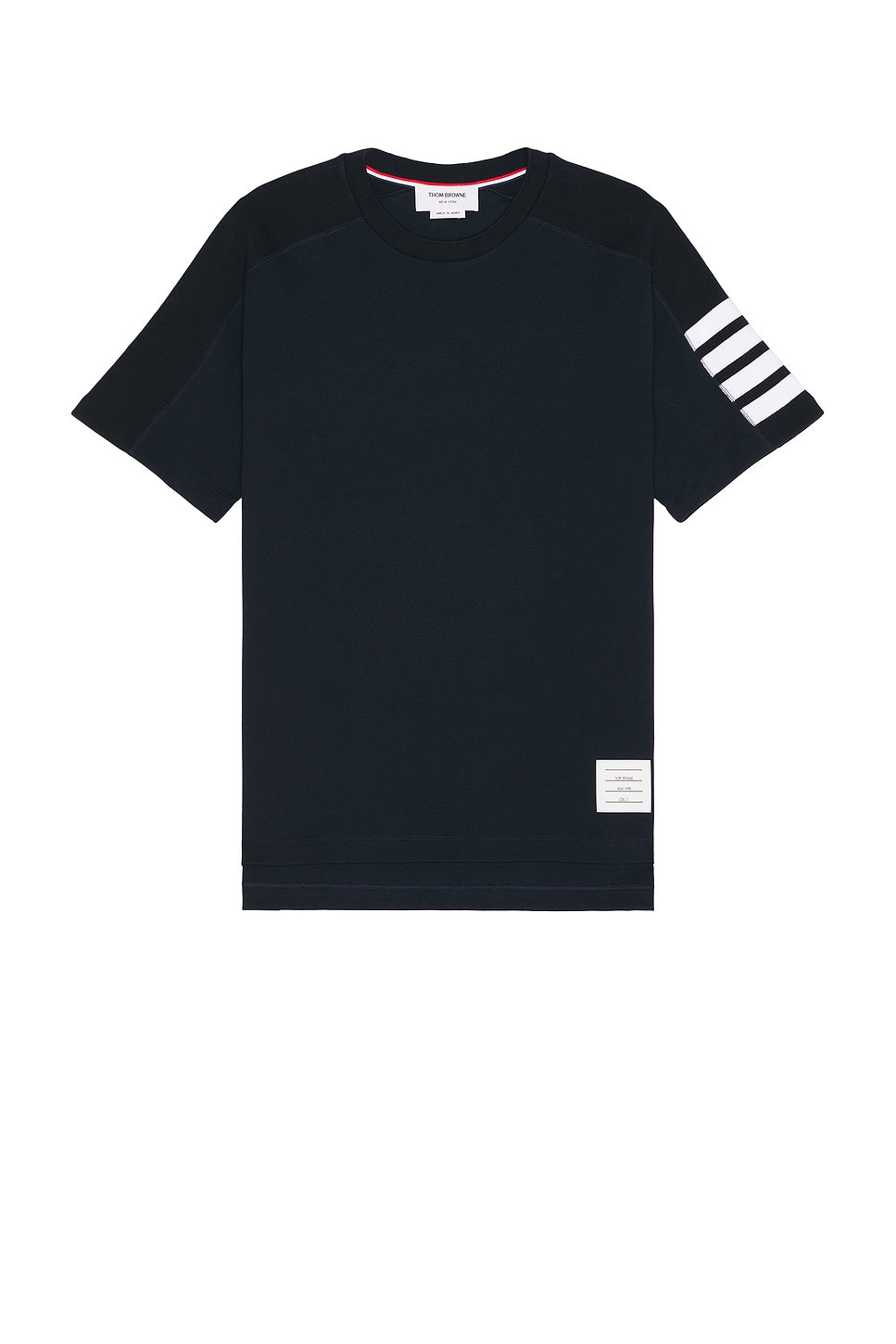 Image 1 of Thom Browne Short Sleeve Tee in Navy