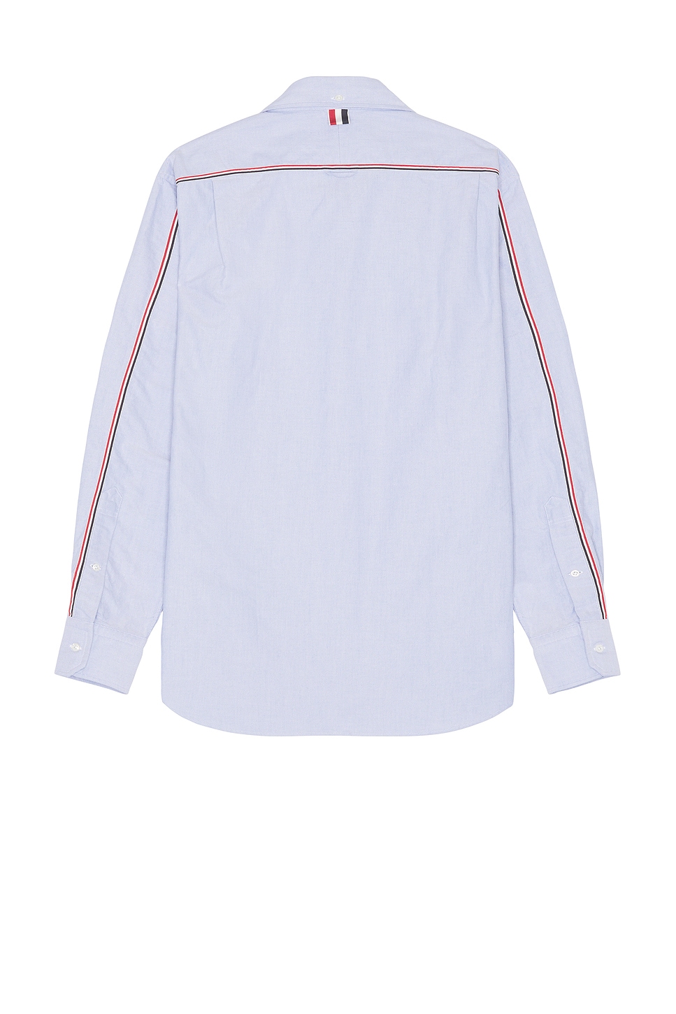 Thom Browne Straight Fit Long Sleeve Oxford Shirt In Light Blue