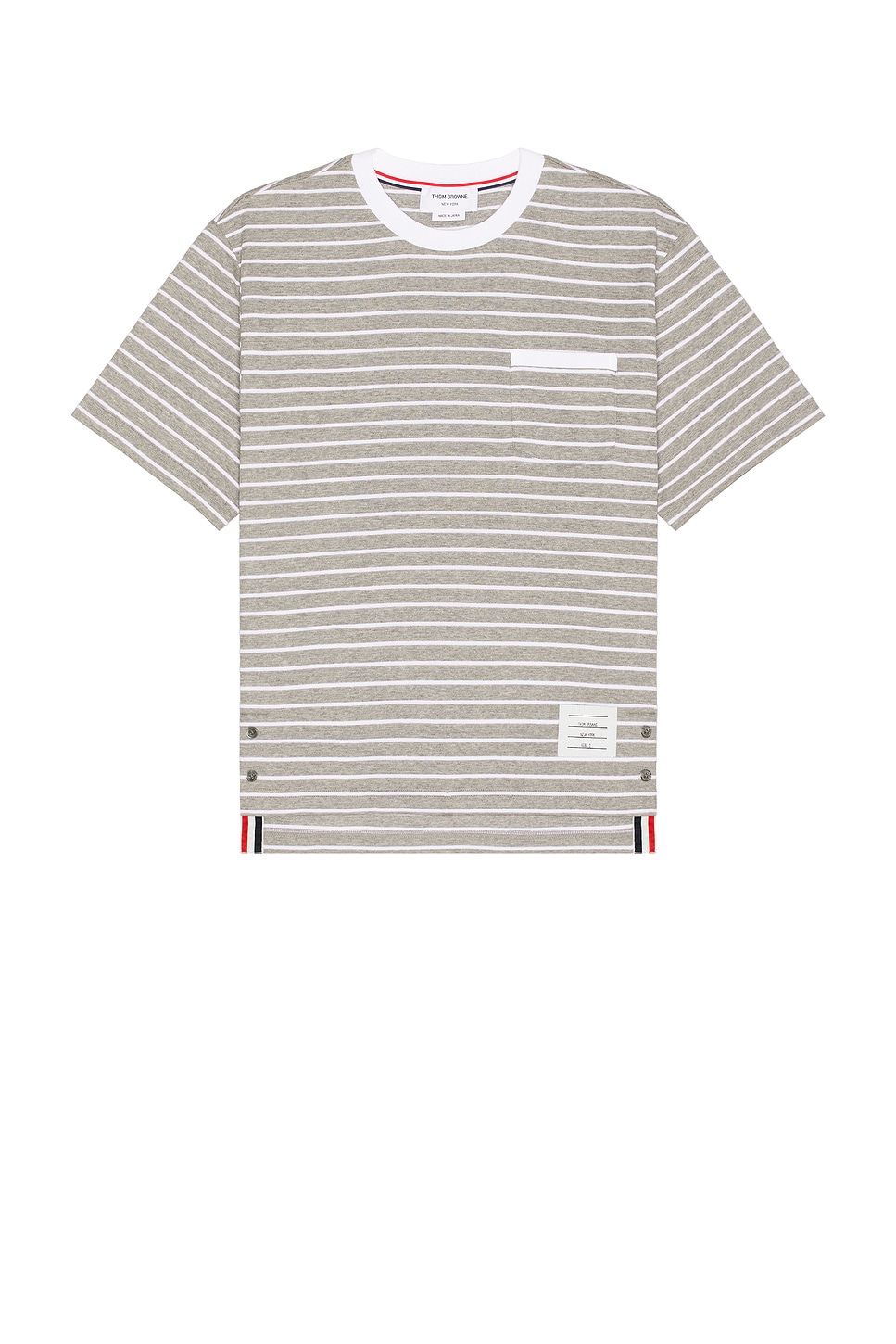 Short Sleeve Pocket Tee in Grey