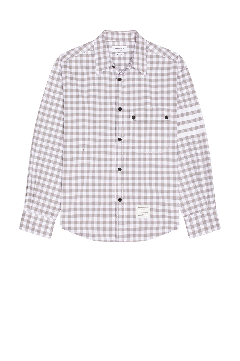 Image 1 of Thom Browne Oversized PC Shirt in Med Grey