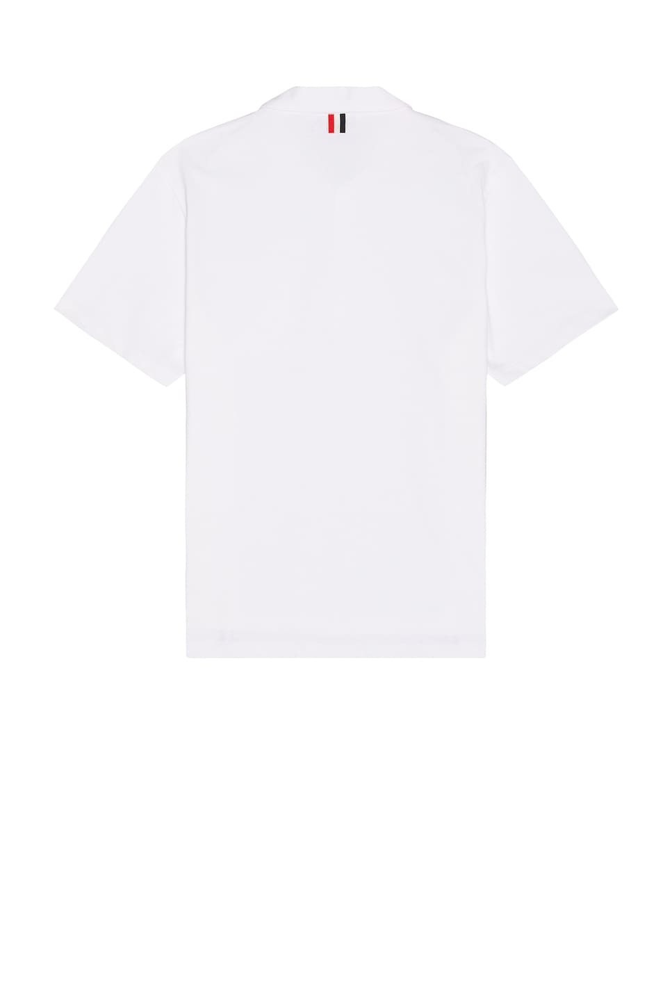 Thom Browne Oversized Short Sleeve Polo In White