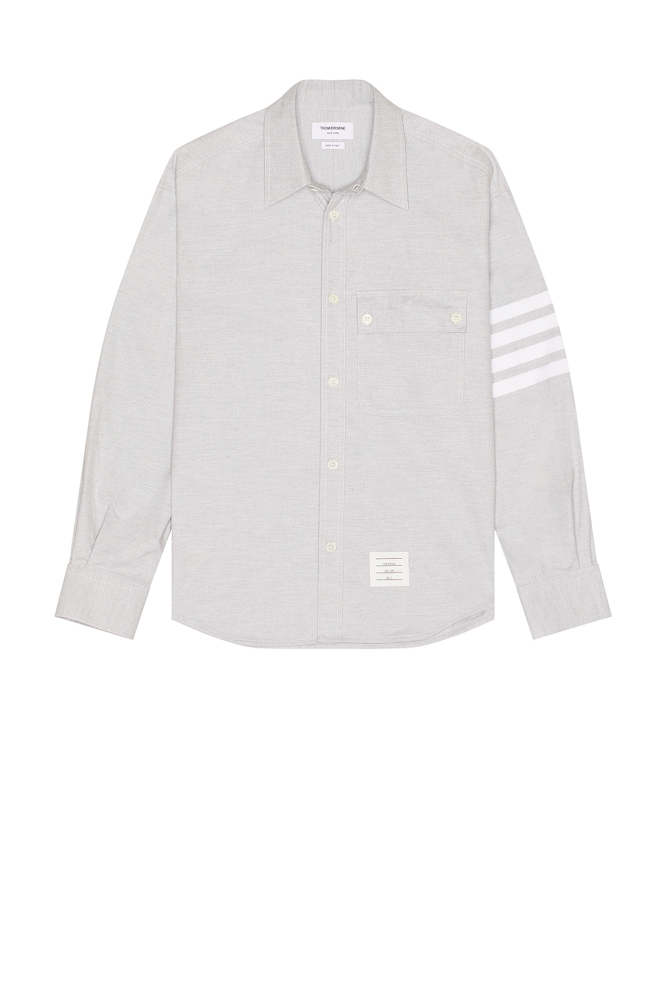 Image 1 of Thom Browne Oversized Shirt in Medium Grey
