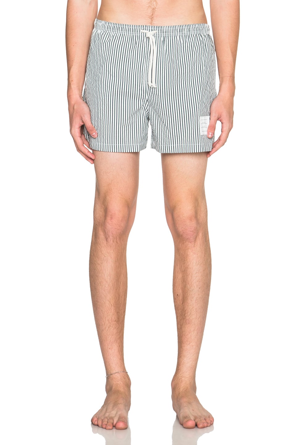 thom browne swim trunks