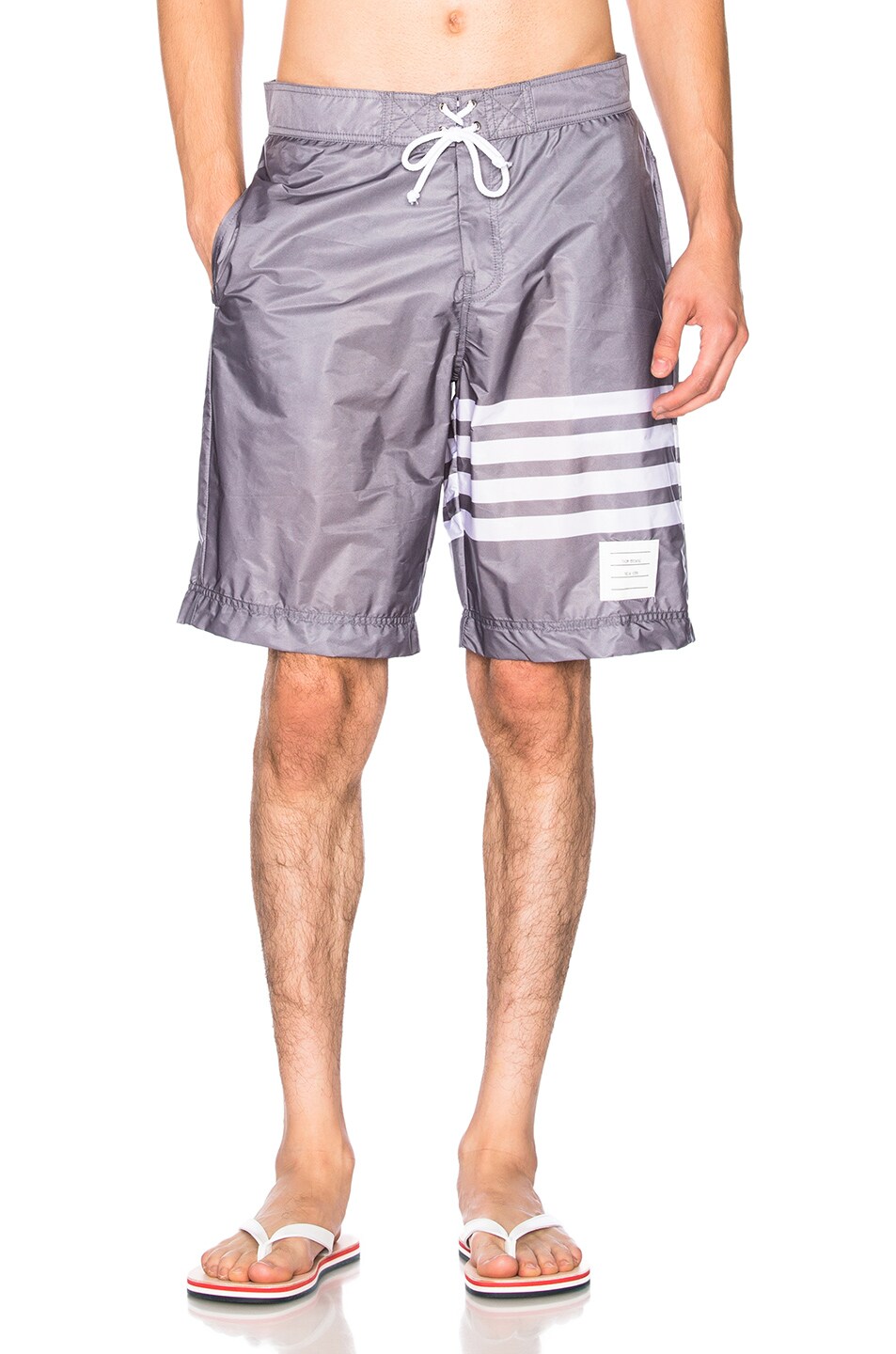 Image 1 of Thom Browne Board Shorts in Medium Grey