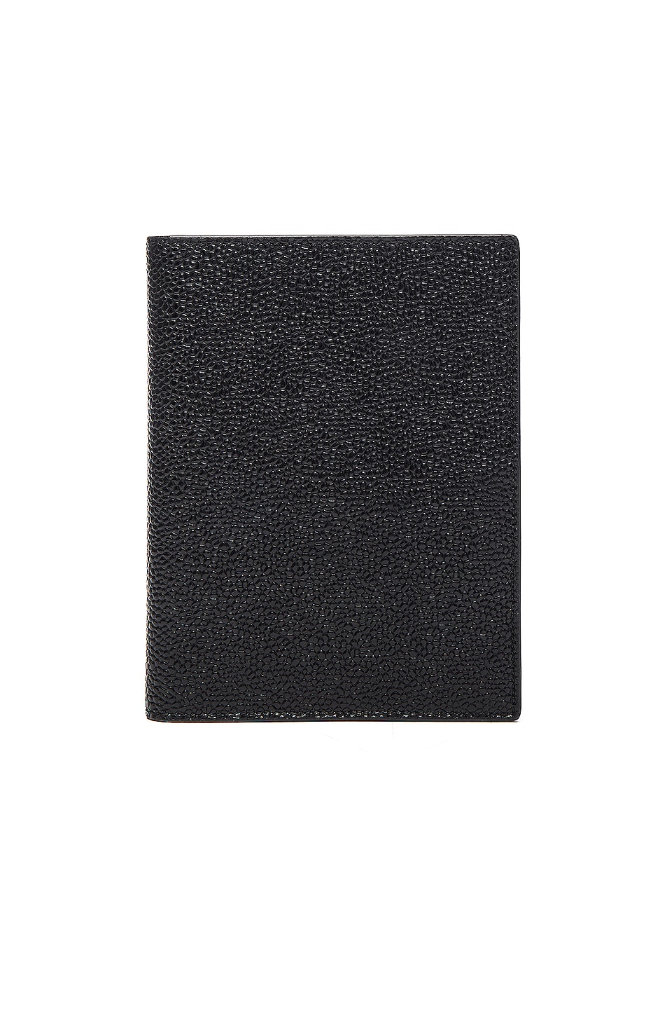 Image 1 of Thom Browne Pebble Grain Passport Holder in Black