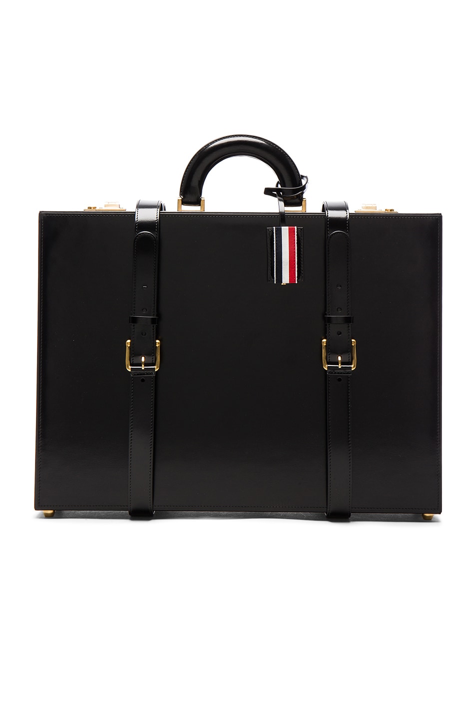 Image 1 of Thom Browne Attache Backpack in Black