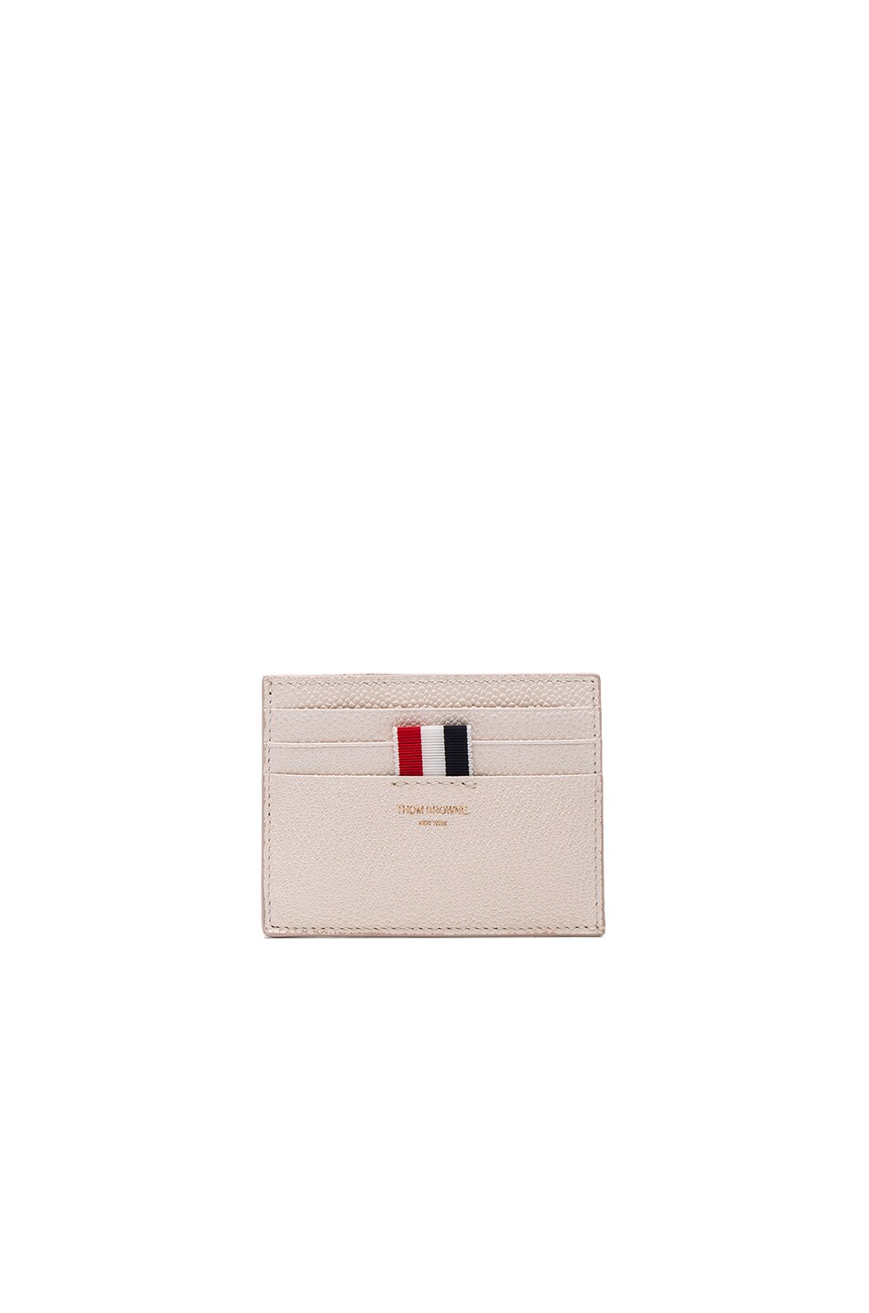 Image 1 of Thom Browne Pebble Grain Cardholder in White