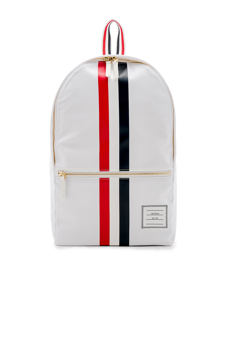 Image 1 of Thom Browne Unstructured Nylon Backpack in White