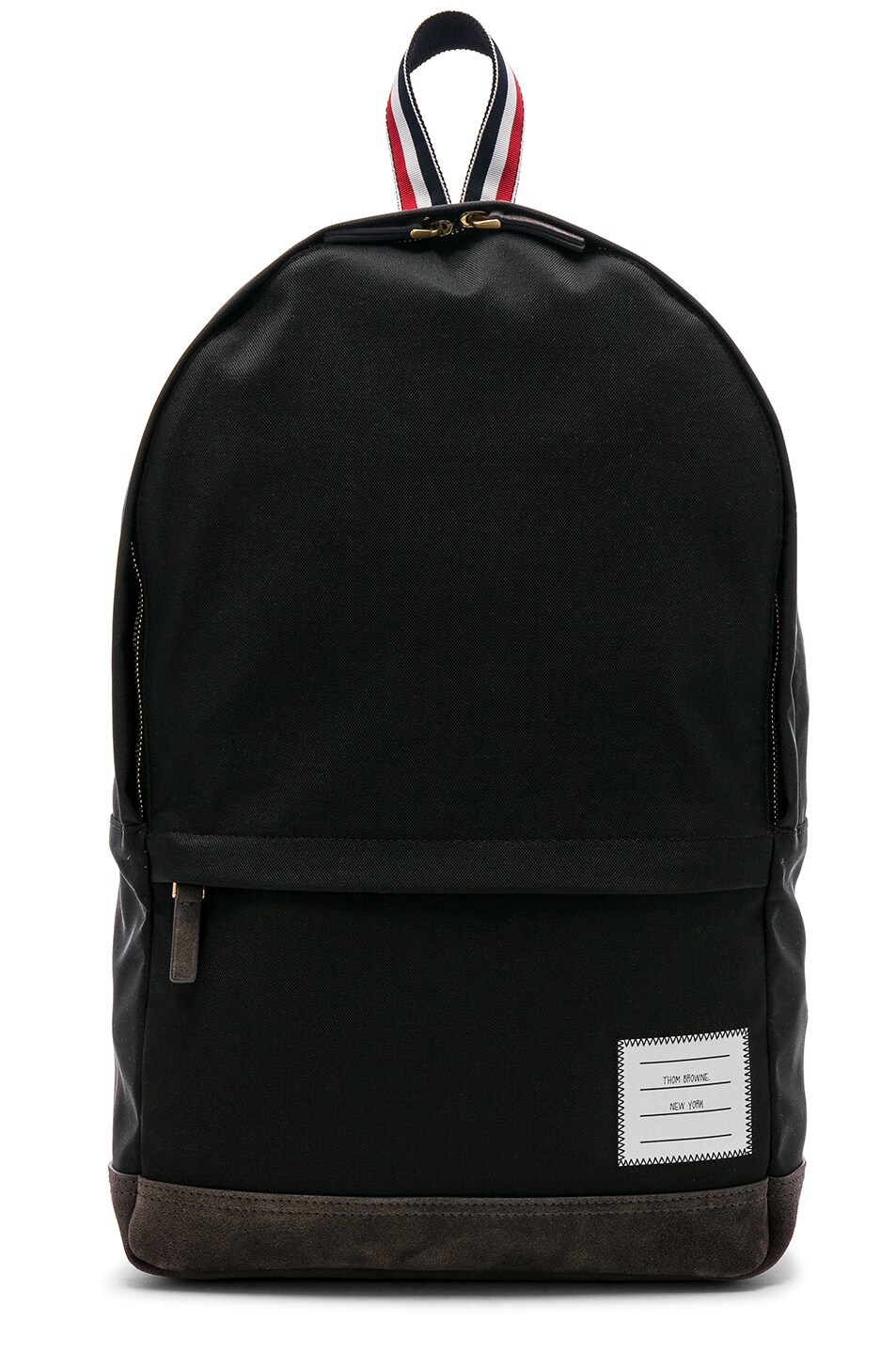 Image 1 of Thom Browne Nylon Tech Unstructured Backpack in Black