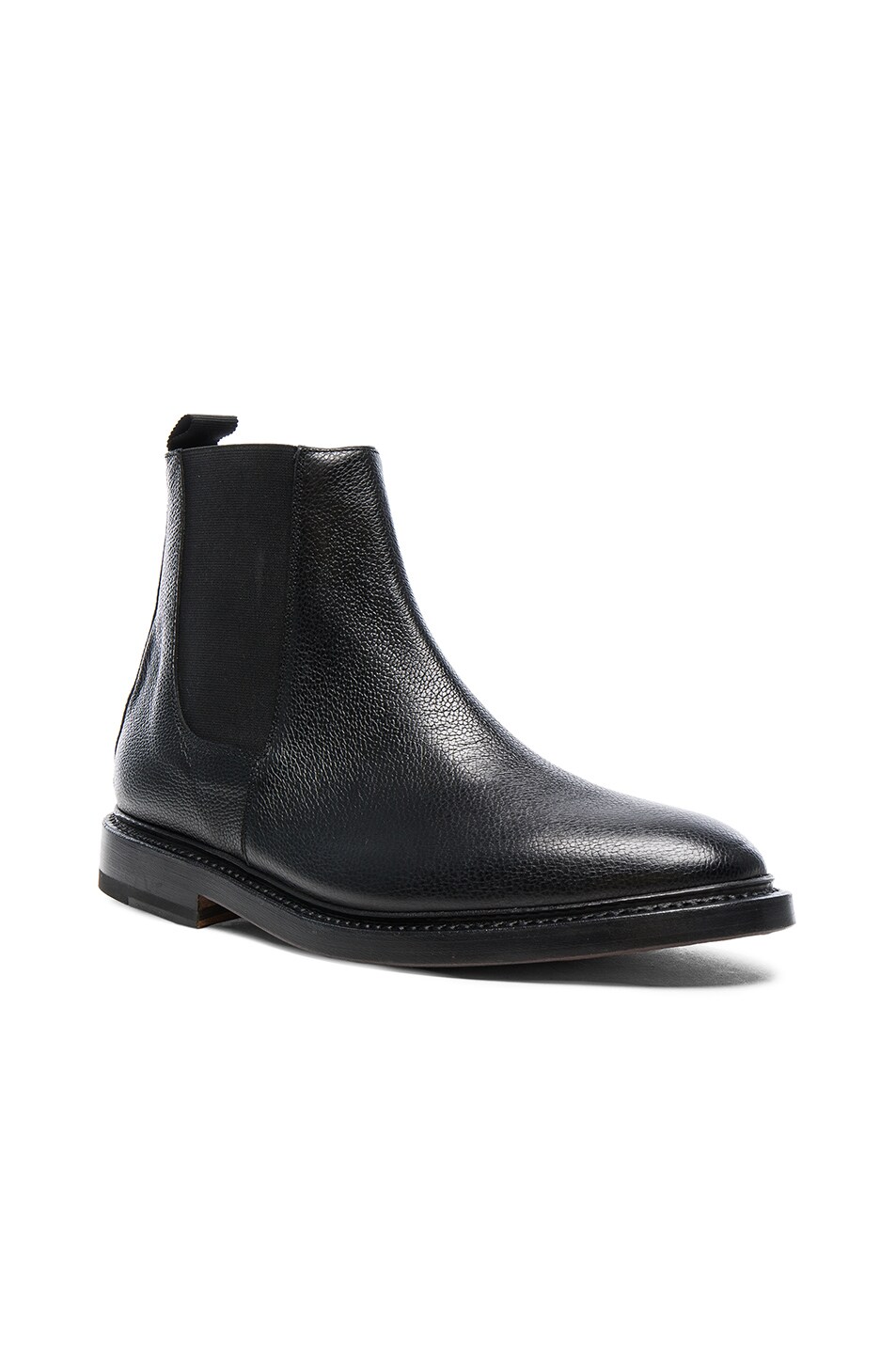 Image 1 of Thom Browne Chelsea Leather Boots in Black