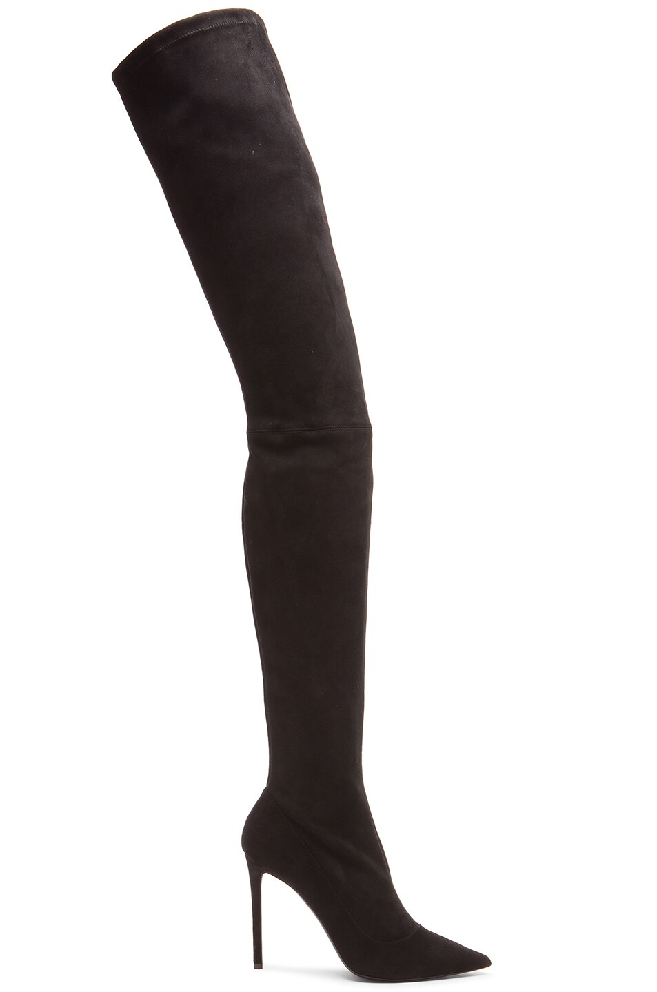 Image 1 of Tamara Mellon Trouble Over The Knee Suede Boots in Black