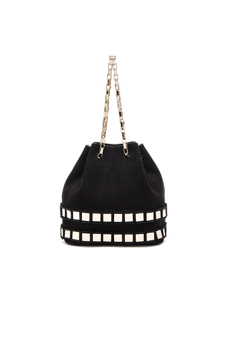 Image 1 of Tomasini Rosie Bag in Black & Light Gold