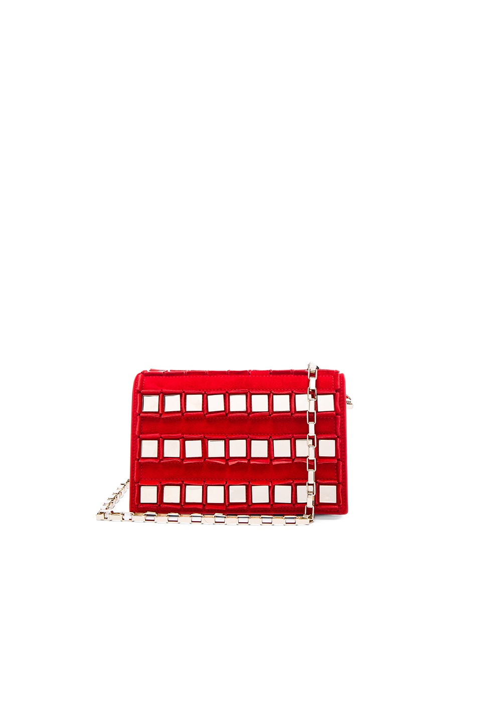 Image 1 of Tomasini Ross Bag in Red & Light Gold