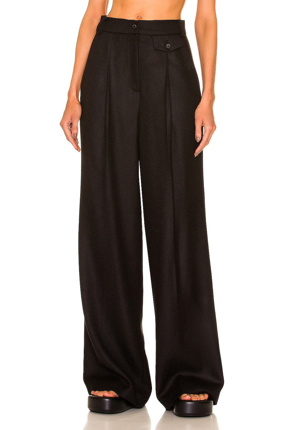 Image 1 of THE MANNEI Jafr Pant in Black