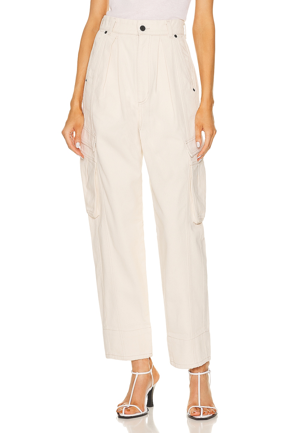 Image 1 of THE MANNEI Plana Pant in Off White