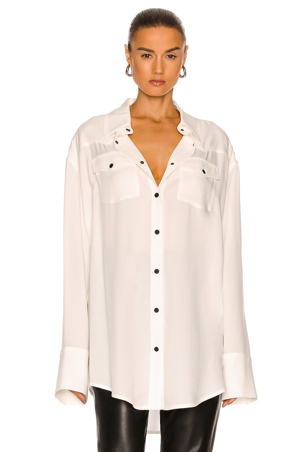 Image 1 of THE MANNEI Chios Shirt in White