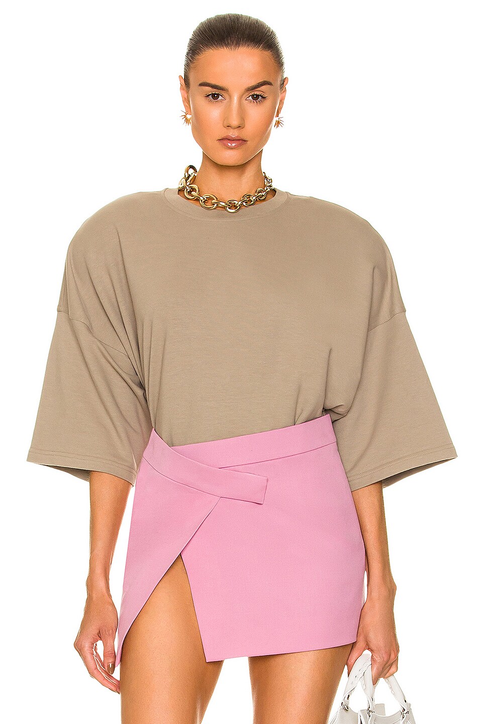 Image 1 of THE MANNEI Cergy T-Shirt in Taupe