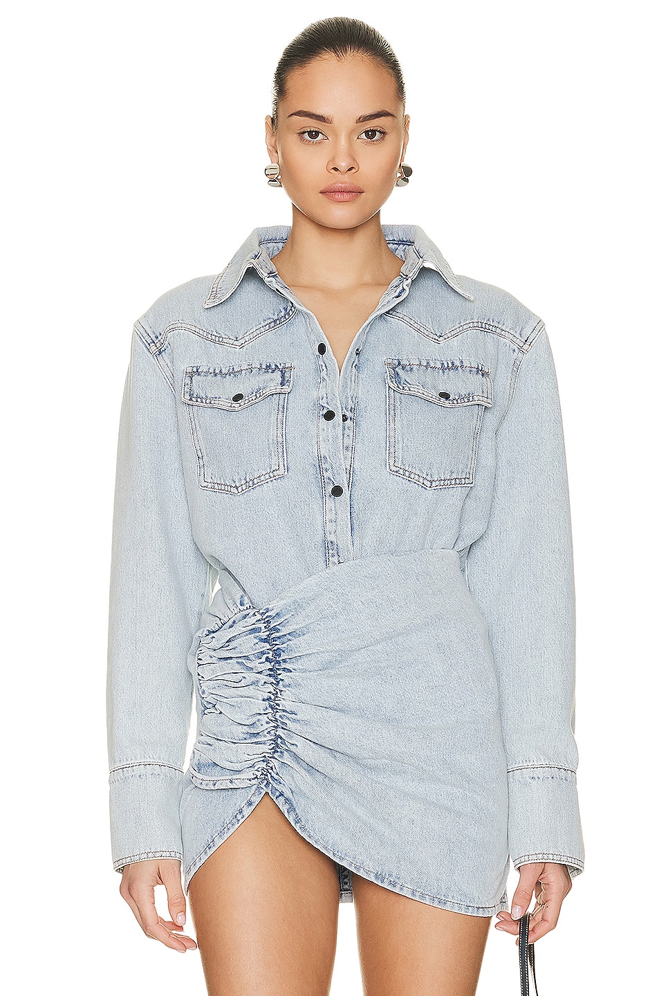 Image 1 of THE MANNEI Erskine Shirt in Blue