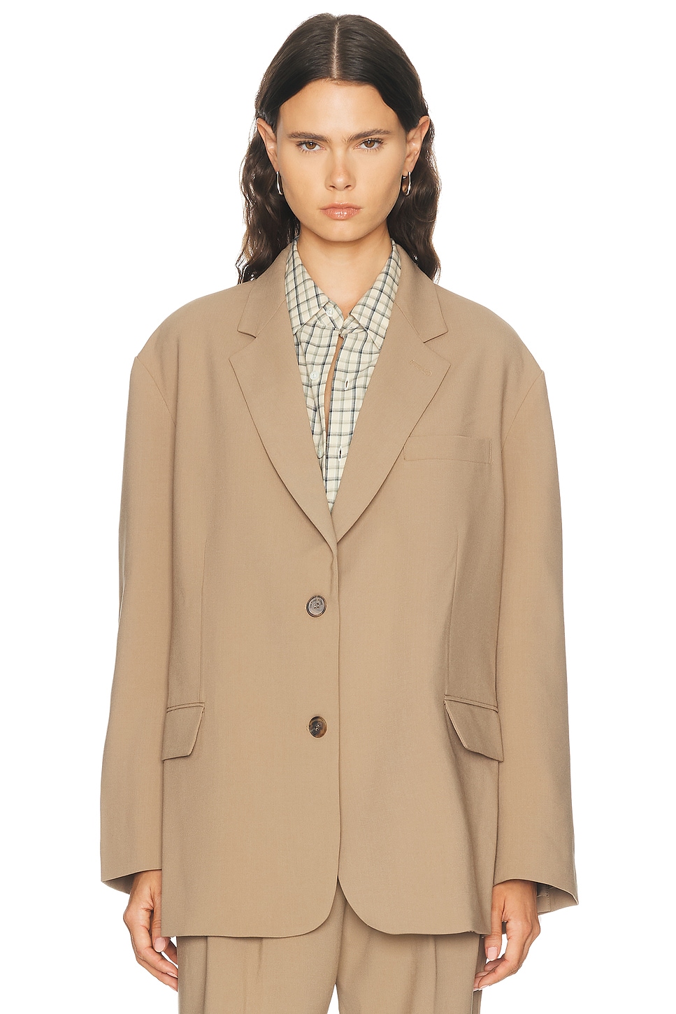 The Frankie Shop Bea Blazer in Brown