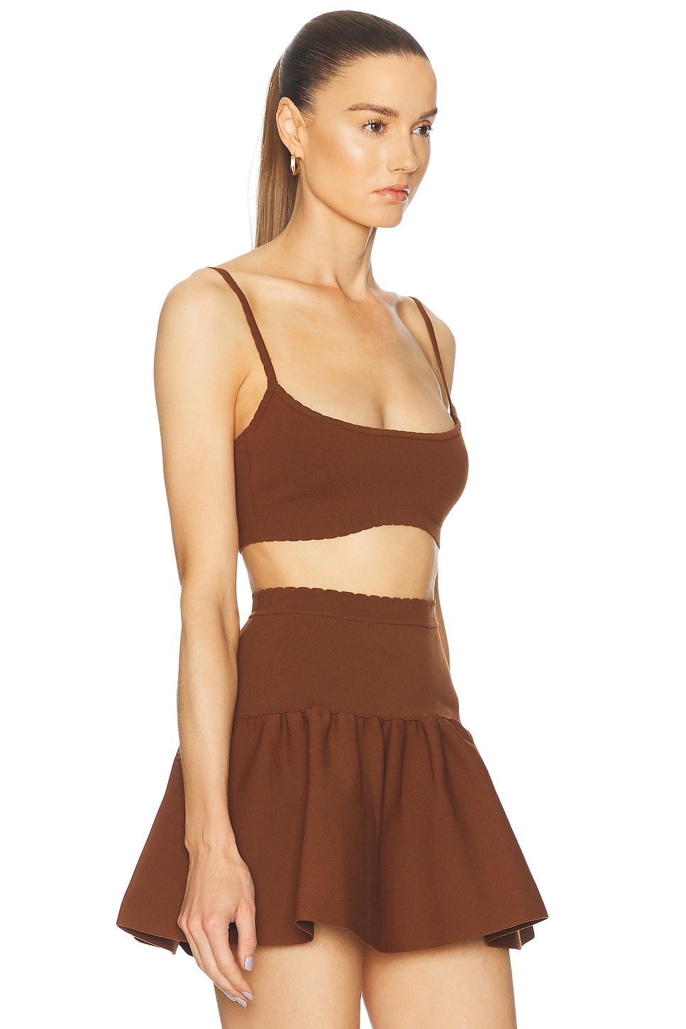 Tropic Of C Julia Top In Tobacco