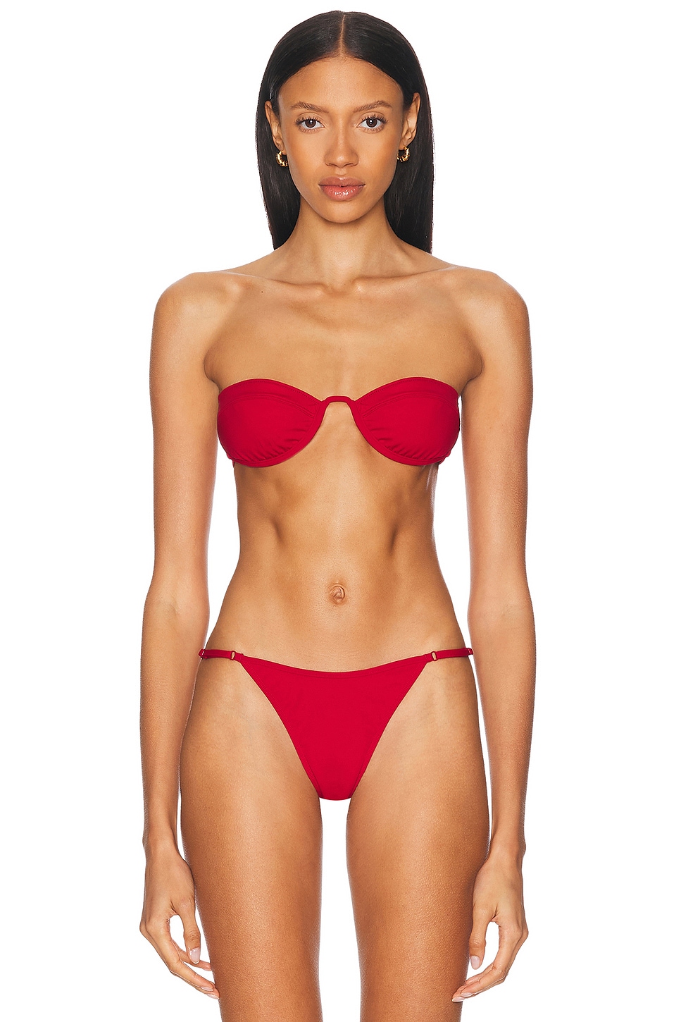 Mariel Bikini Top in Red
