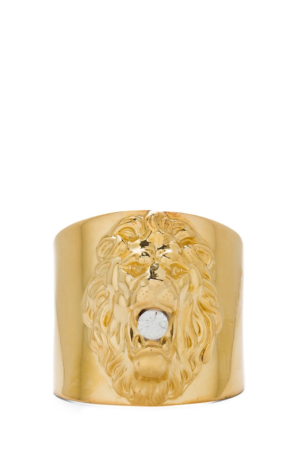Image 1 of Tom Binns Plated Lion Cuff in Gold