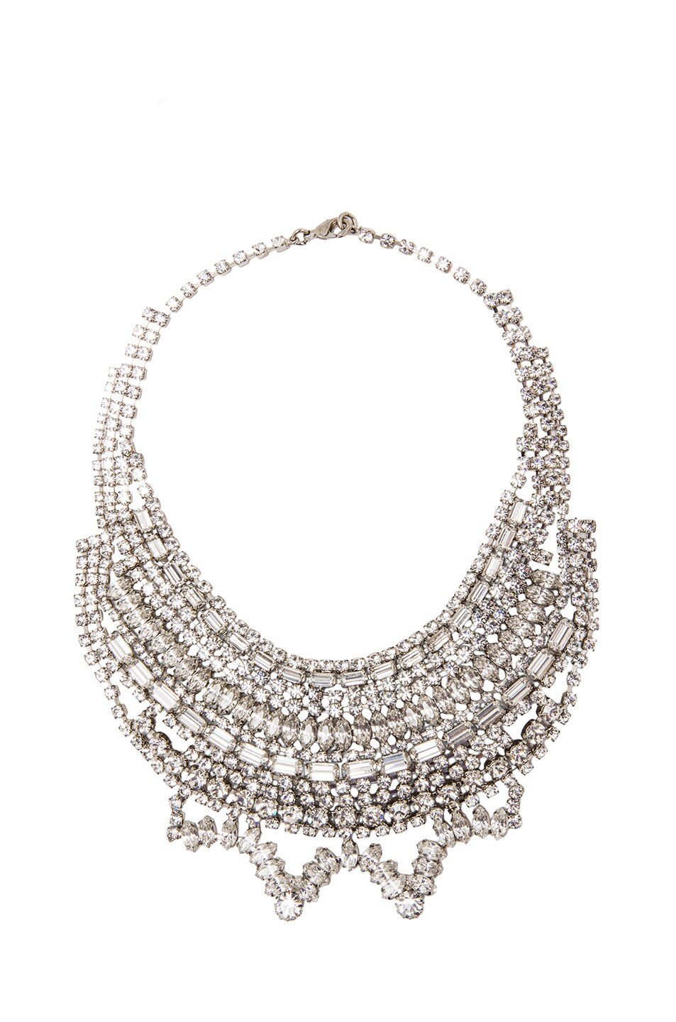 Image 1 of Tom Binns Large Crystal Maasai Necklace in White